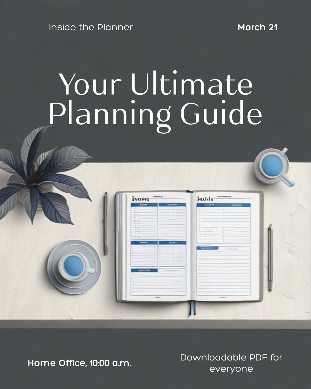 Daily Planner — Printable PDF (A4 & US Letter) | Kidyzlab