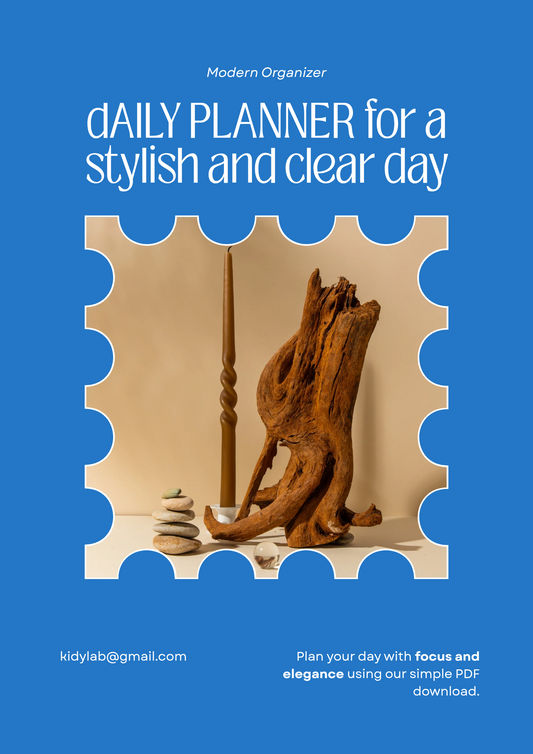 Daily Planner — Printable PDF (A4 & US Letter) | Kidyzlab